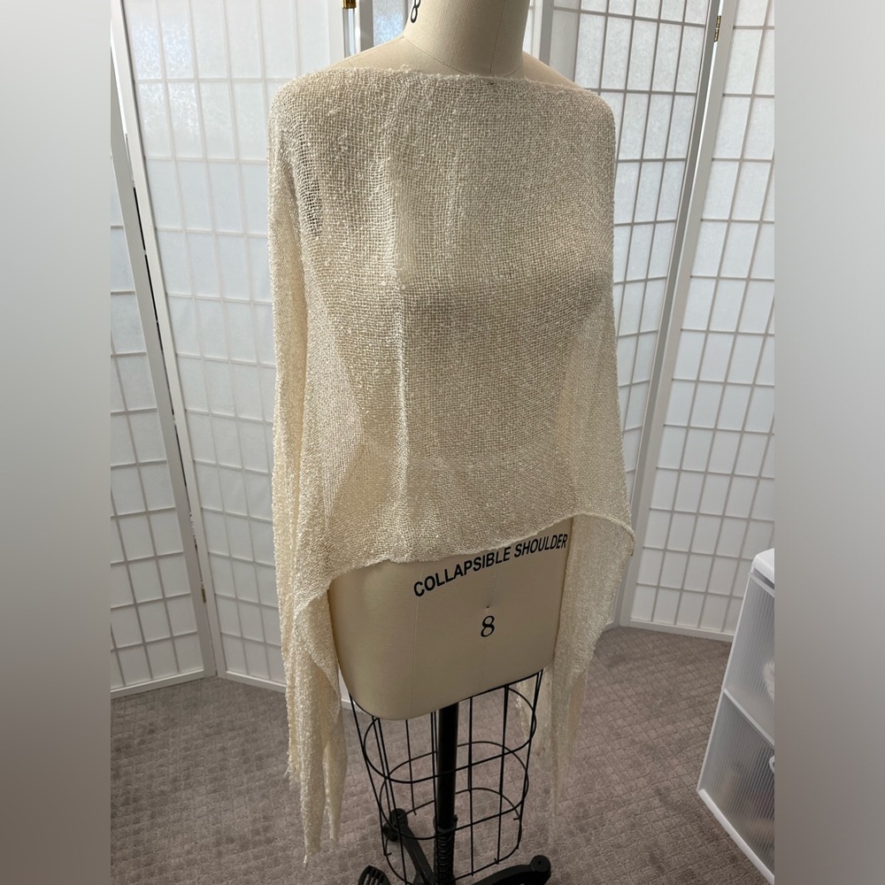 Cheppu Cream Beach Coverup, NWT